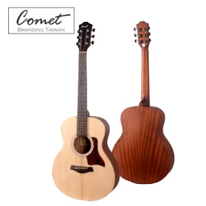 Comet Mini 小吉他 旅行吉他 38吋（雲杉面板/桃花心木側背板）原廠配置美國D'addario弦）附贈Pickx2、移調夾、背帶、吉他袋