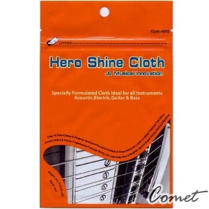 Hero Shine Cloth 吉他金屬拋光除鏽擦拭布 美國製【吉他專用/貝斯專用/保養/清潔/琴衍/銅條/弦紐/弦栓/搖座/拾音器蓋】