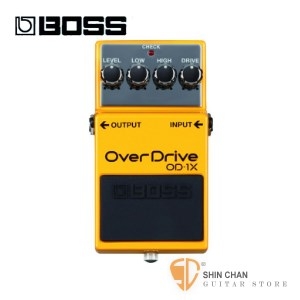 BOSS OD-1X 失真效果器【Over Driver/超載/破音/電吉他單顆效果器/OD1X/五年保固】