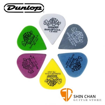 Dunlop 412R Pick 彈片（六片組） 【Dunlop專賣店/Tortex Sharp】