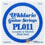 D'addario PL011 零弦單一條電吉他弦（.11）【進口弦專賣店/電吉他弦/木吉他也可用/DAddario】