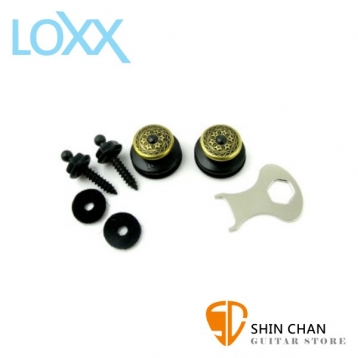 LOXX E-B-VICTORIAN 暗黑維多利亞 電吉他/電貝斯專用安全背帶扣 德國製