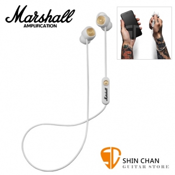 Marshall Minor II Bluetooth 無線 藍牙耳機 耳塞式耳機 minor ii 藍芽 APTX 內建麥克風 支援通話 台灣公司貨保固 / 白色