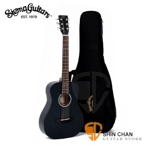 Sigma 木吉他 ▻ Sigma TM-12-BK 黑色小吉他/baby吉他/旅行吉他 34吋（TM12BK雲杉面單板） 附Sigma吉他袋【源自Martin製琴工藝】