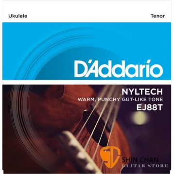 D'Addario EJ88T 26吋烏克麗麗弦/尼龍弦 Tenor【EJ-88T/UKULELE/DAddario】