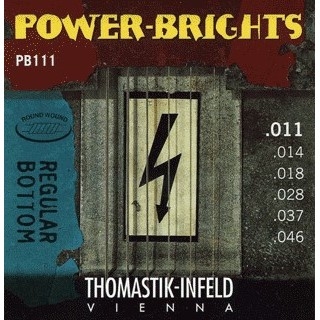 Thomastik Infeld奧地利手工電吉他弦 (Power Brights PB系列: PB111（0.11-0.46）電吉他弦【進口弦專賣店/電吉他弦/PB-111】