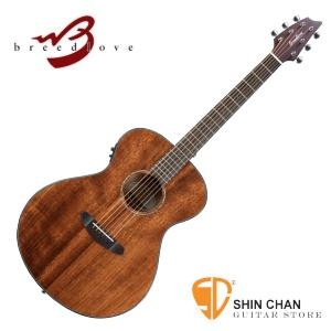 breedlove 吉他 ►Breedlove 美國品牌手工吉他 面單板/鑲貝飾條 可插電 Concert琴身（型號：Pursuit Concert Mahogany ）桃花心木 PSC11E