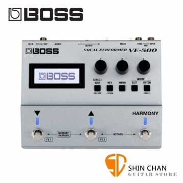 Boss VE-500 人聲效果器 原廠公司貨 兩年保固【VE500】