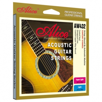 Alice AW432SL 防銹處理-民謠吉他弦（0.11~0.52）(AW432-SL)【進口弦專賣店/木吉他弦/AW-432】