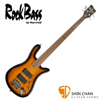 Rockbass Streamer Warwick 副廠 四弦電貝斯 夕陽色【Warwick電貝斯專賣店/貝斯品牌】