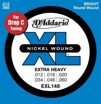 D'Addario EXL148 電吉他弦（12-60）【DAddario/進口弦/EXL-148】