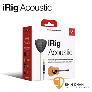 iRig Acoustic 樂器拾音器/錄音界面 適木吉他 民謠吉他 古典吉他 烏克麗麗 IK原廠貨保固一年