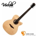 Veelah吉他 V1-OMC om桶身/面單板/切角-附贈Veelah木吉他袋/V1專用（全配件）/台灣公司貨
