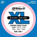 D'Addario EXL120+電吉他弦(9.5-44)【DAddario/電吉他弦/EXL-120+】