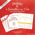 Pirastro Tonica 412027 小提琴套弦 4/4 專用 尼龍弦【Gold Label E/E弦金色標籤】